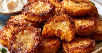 Knusprige Linsen-Käse-Taler aus dem Airfryer