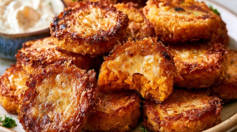 Knusprige Linsen-Käse-Taler aus dem Airfryer