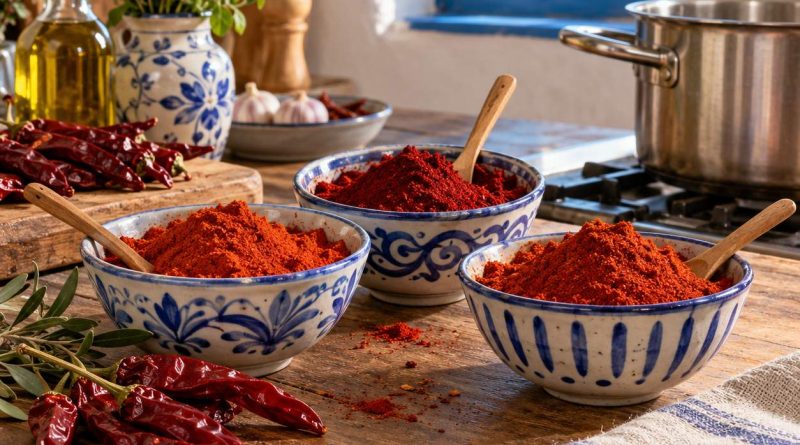 Paprikapulver: Edelsüß, rosenscharf oder geräuchert? – anschauliches Küchenmotiv