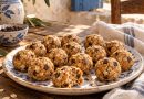 Peanut Butter Energy Balls mit Haferflocken und Schokolade