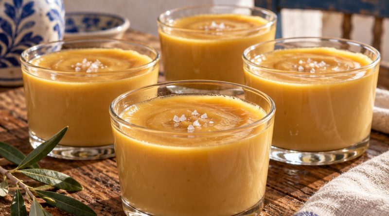 Salted-Caramel-Pudding in Dessertgläsern